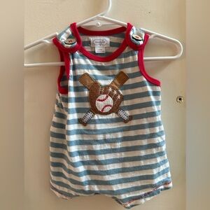 Mudpie Baseball Romper